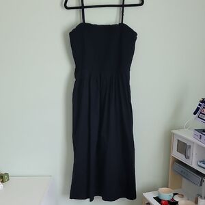 Old Navy Black Midi Dress